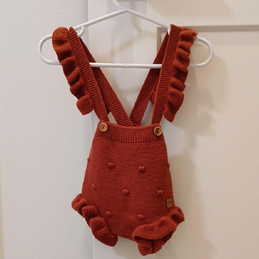 NWT Baby Girl Knit Romper 9 Months